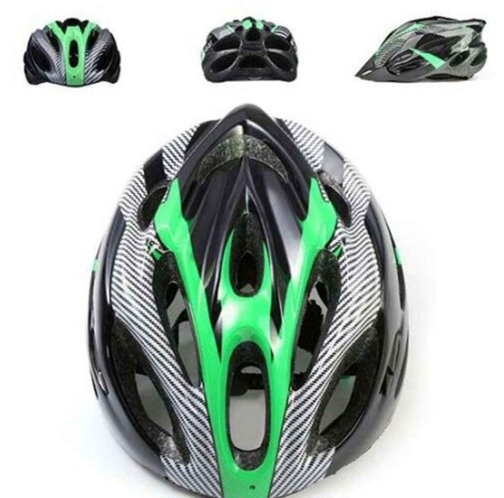 Damen Herren Fahrradhelm Rennrad Schutzhelm Radhelm BMX Helm mit Rücklicht LED 