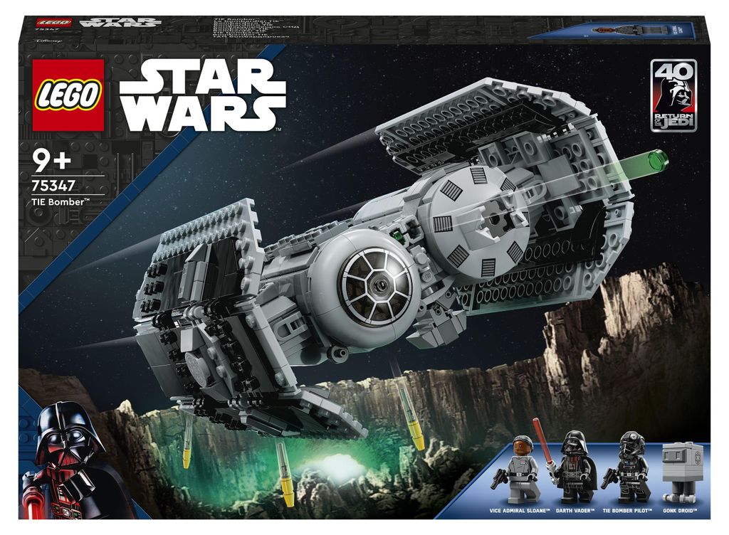 LEGO 75347 Star Wars TIE Bombe Modellbausatz mit Darth Produktbild 