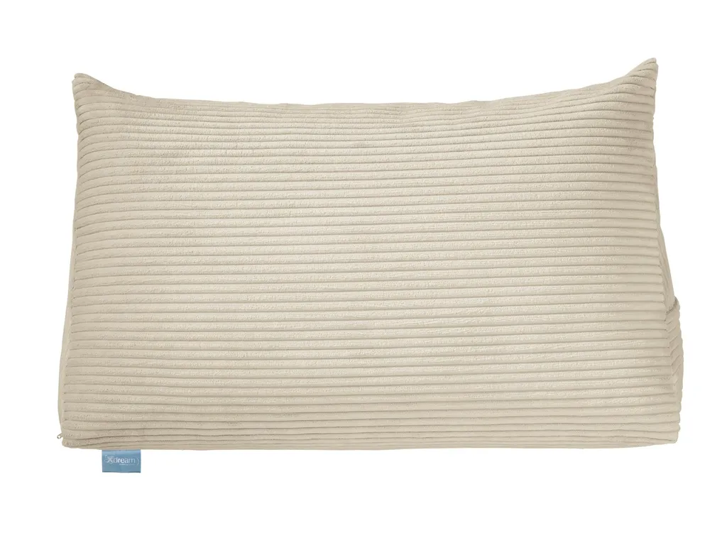 XDREAM Cuscino Lettura Letto 70x40x20cm Beige - Ergonomia e Design - 2