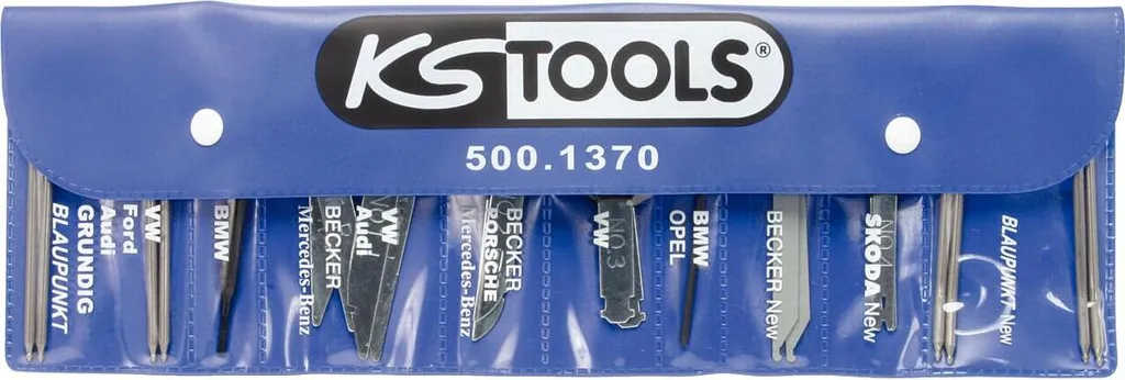 Coffret de clés d'extraction pour autoradio et GPS - Set de 18 outils