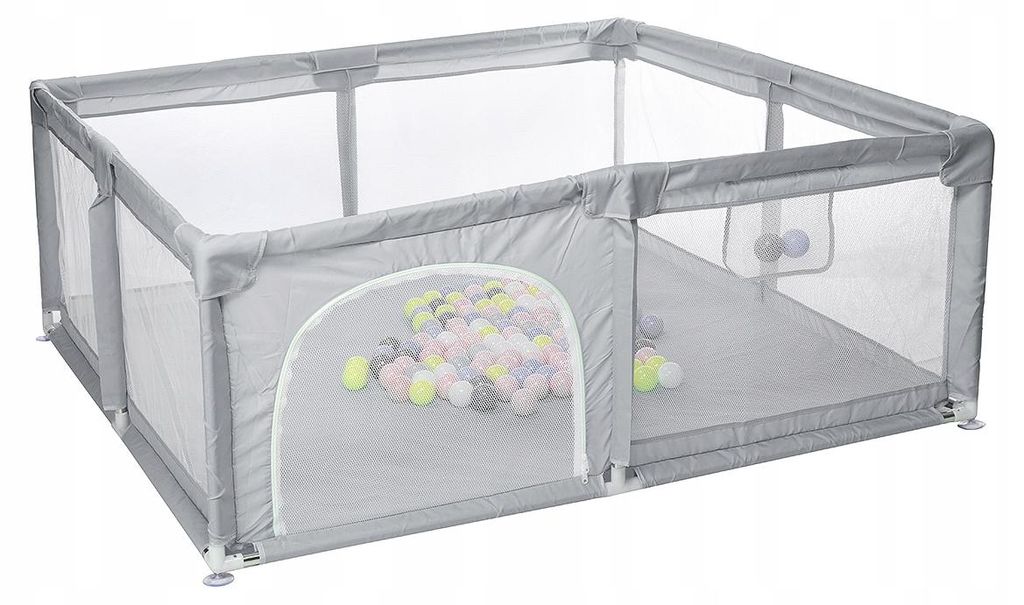 COSTWAY 120 x 120 cm, box per bambini con 50 palline, box Immagine del prodotto 