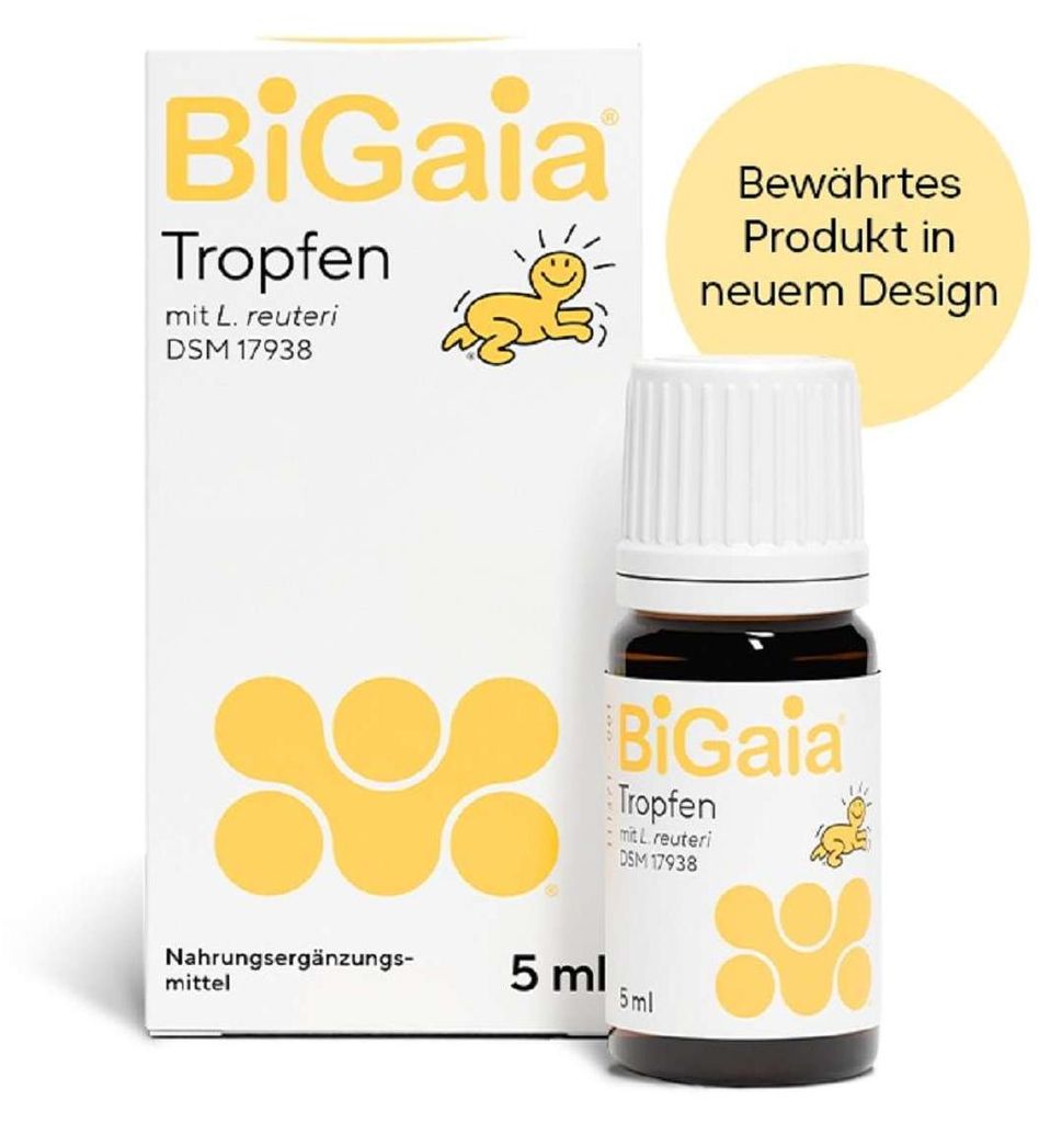 BiGaia  z kroplami L. reuteri, 5 ml kropli Zdjęcie produktu 