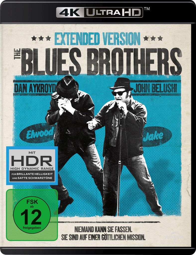 PLAION The Blues Brothers (4K-UHD), Film, Blu-ray, Deutsch, Englisch, 148 min, Komödie, Deutsch, Englisch