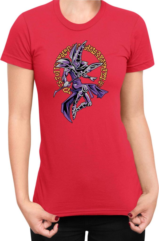 Damen T-Shirt Japan Manga Anime Comics Yu Gi 026, Lady S / Rot