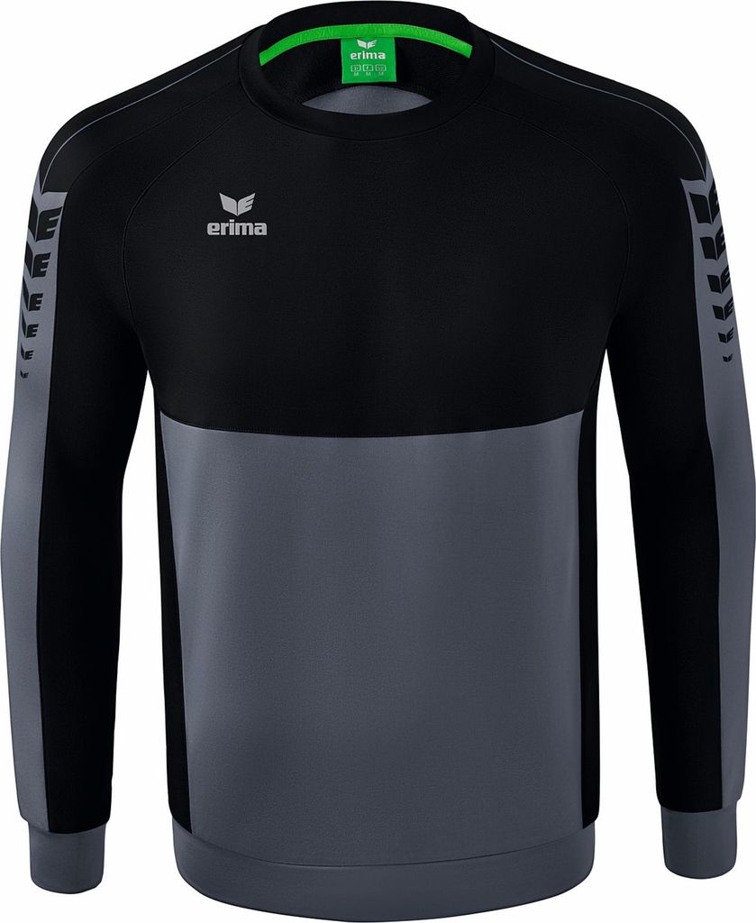 Erima Six Wings Sweatshirt Schiefergrau/Schwarz Junior
