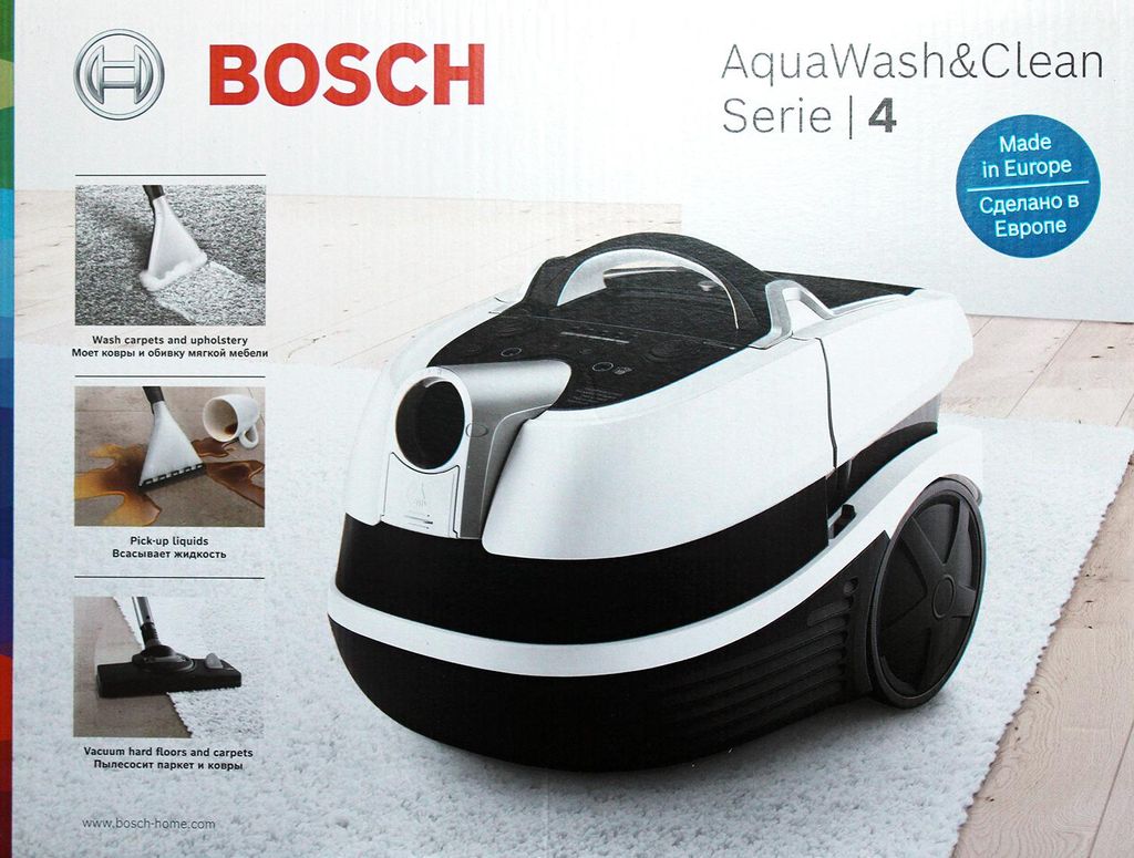 Bosch Serie 4 BWD421POW Staubsauger 2100 W Zylinder-Vakuum Produktbild 