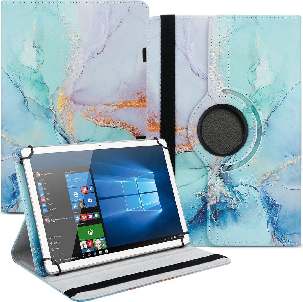 Tablet Hülle für Pritom M10 10,1 Zoll Tasche Schutzhülle Case Cover 360 DrehbarFarben:Motiv 22