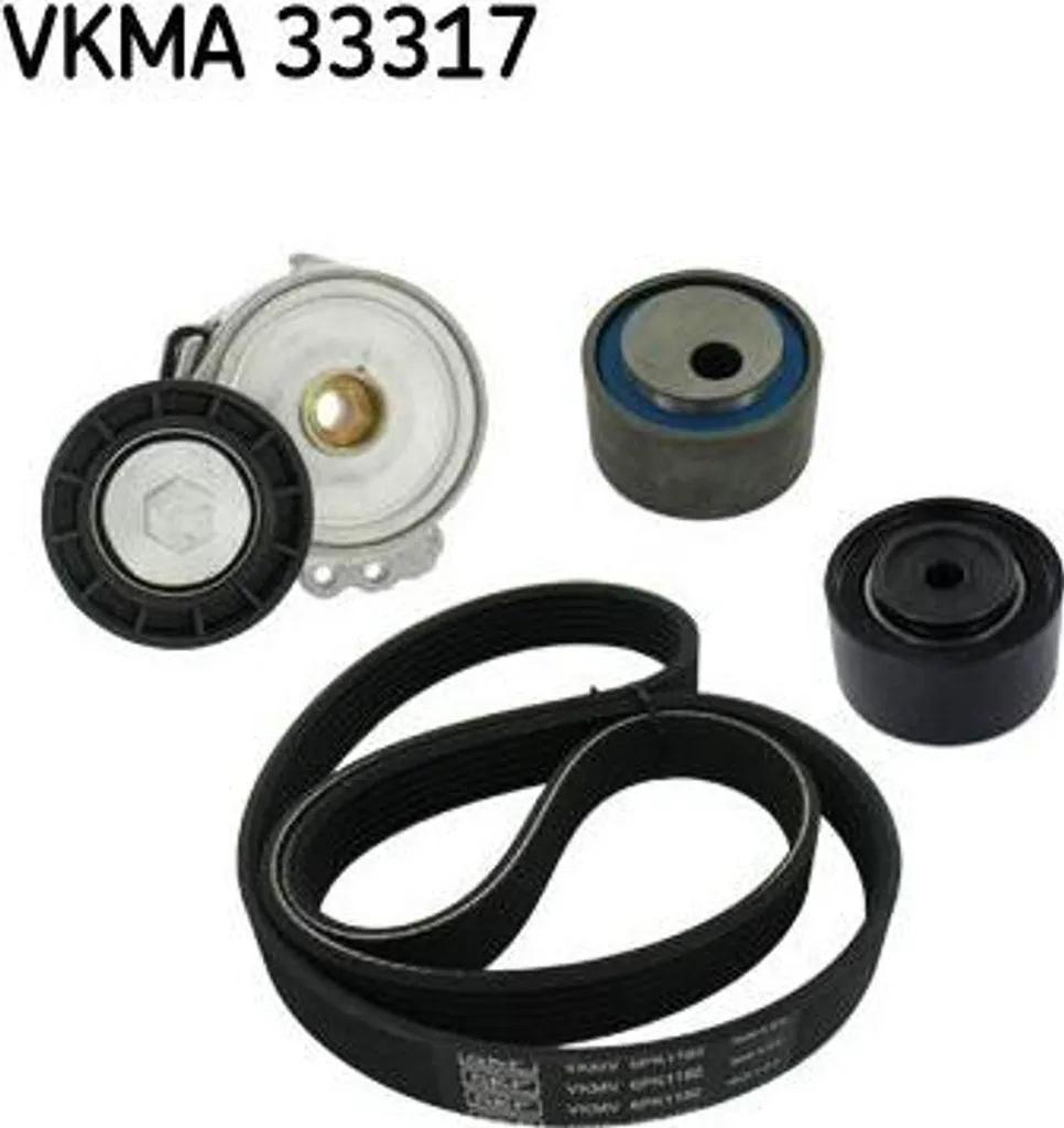 Kit réparation courroie auxiliaire SKF VKMA 33317 pour Fiat Ducato OE