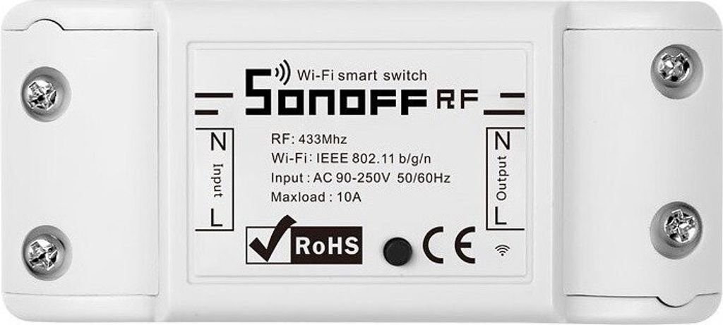 Interrupteur sans fil Sonoff RFR2 Wi-Fi + RF 433MHz Image du produit 