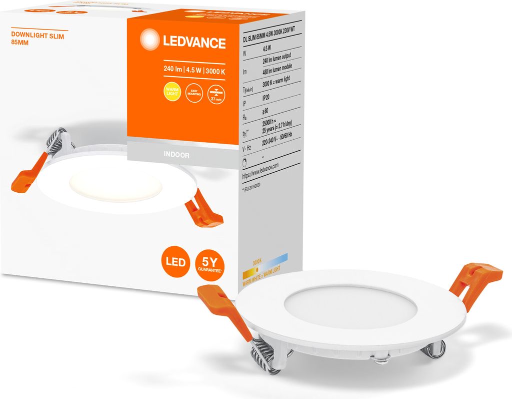 LEDVANCE Einbauleuchte, Downlight LED super-flach 8,5cm Produktbild 4