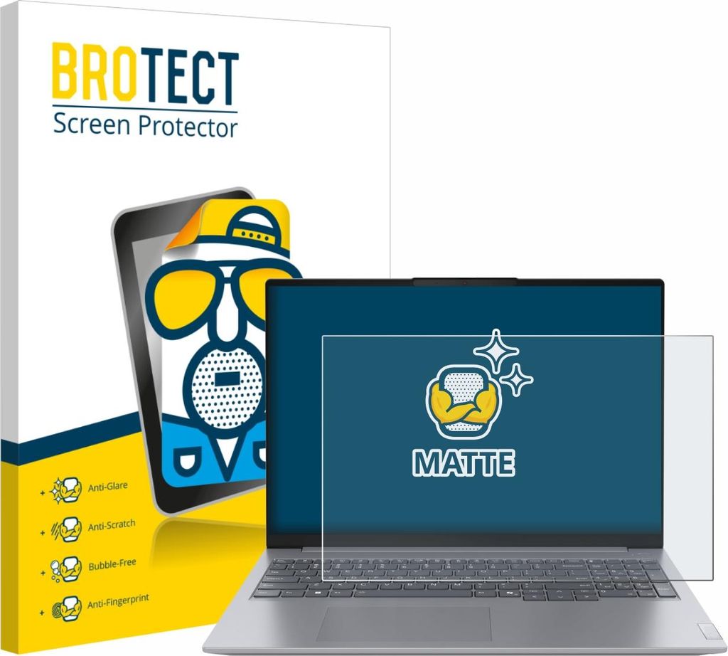BROTECT Schutzfolie für Lenovo ThinkBook 16 Gen 7+ Displayschutz Displayschutzfolie Folie Matt Entspiegelungsfolie