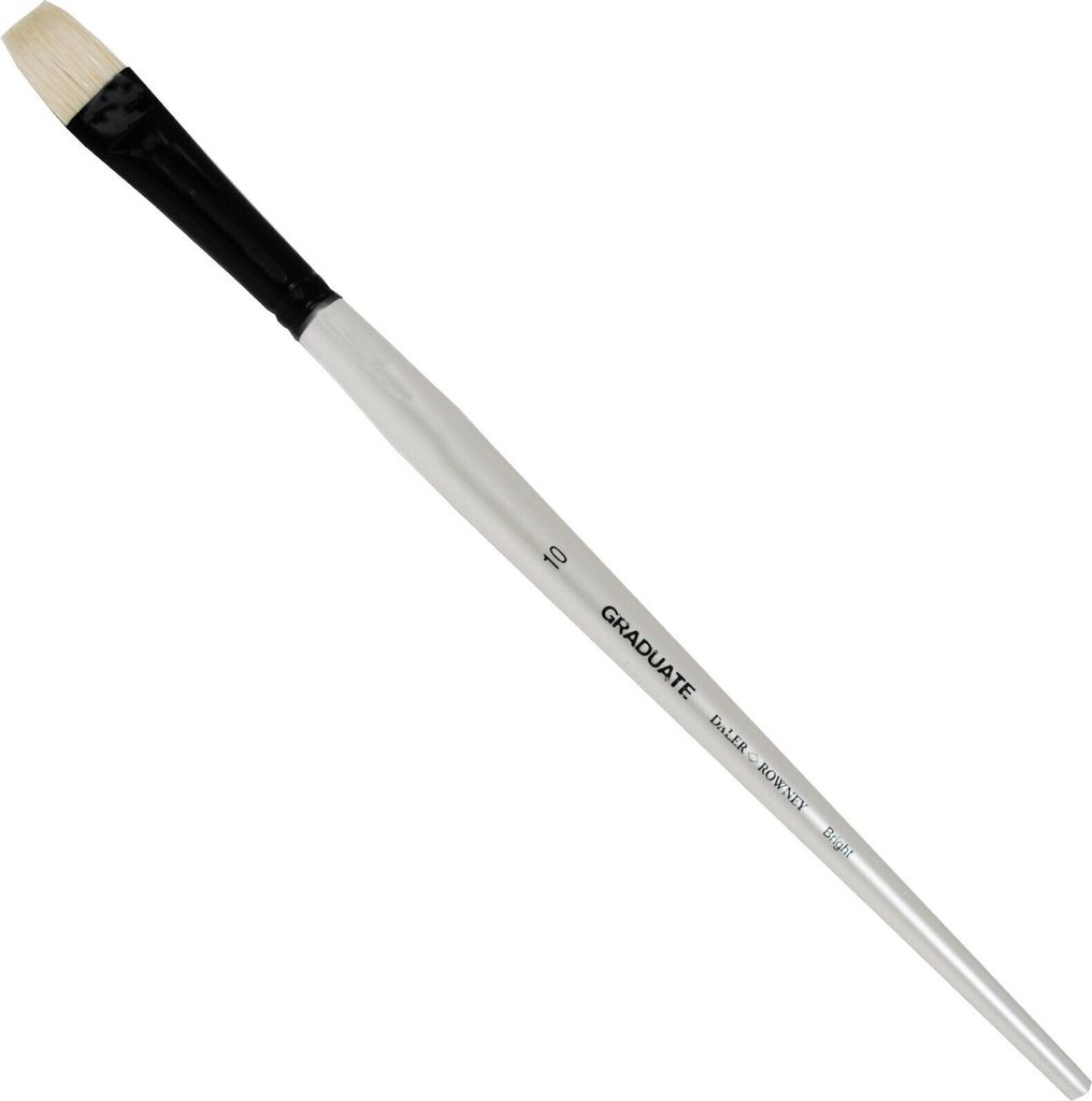 Daler Rowney Graduate Oil Brush Natural Flachpinsel 10 Bright