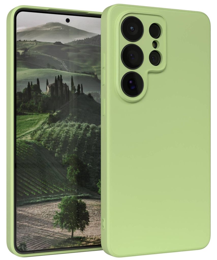 EAZY CASE - TPU Hülle für Samsung Galaxy S26 Ultra, TPU Case stoßfeste Handyhülle, weiches Cover mit Kameraschutz, Silikonhülle in Grün