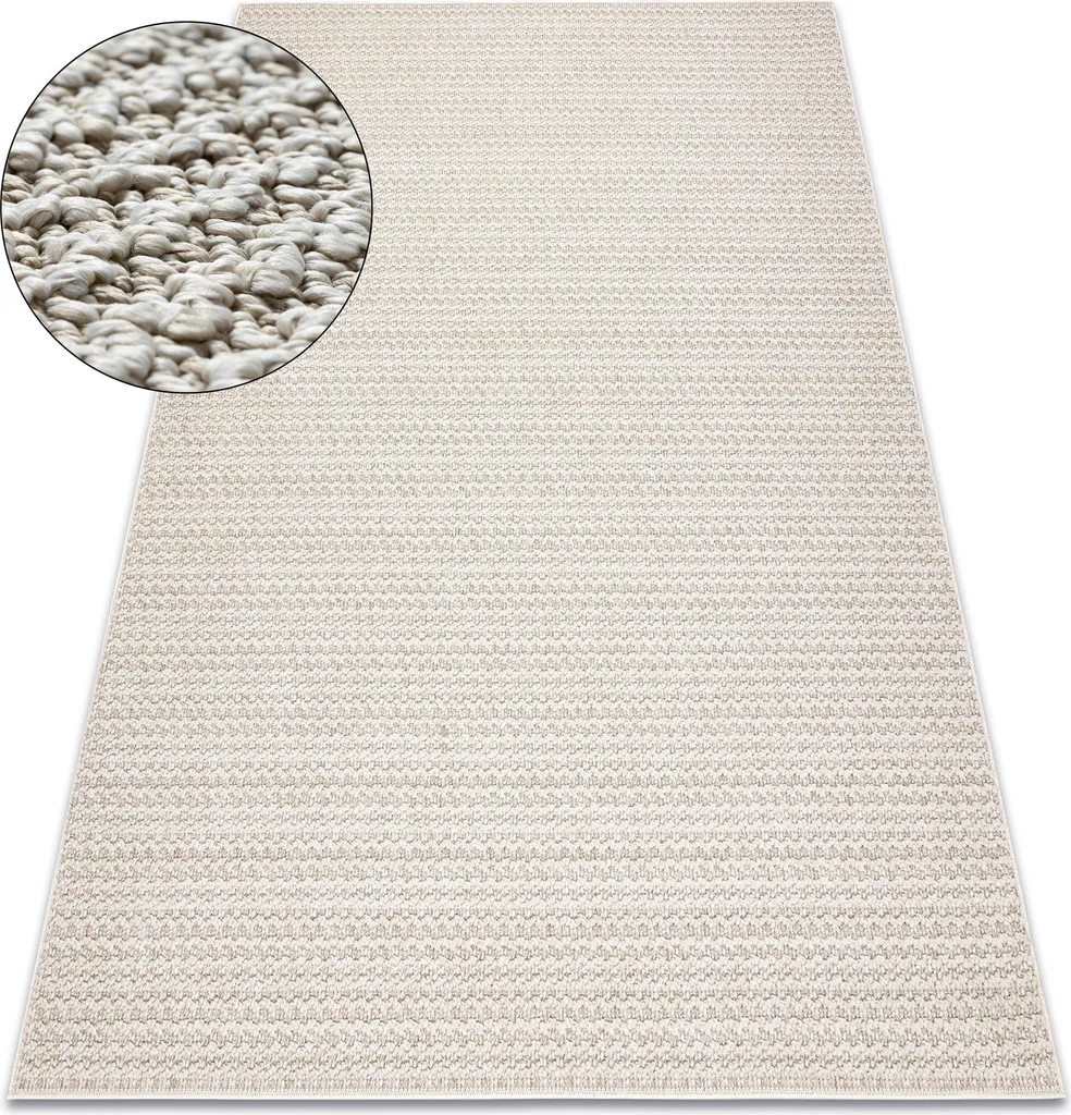 Tapis Intérieur Beige 160x220 cm - Tapis Idéal Salon et Chambre Boho