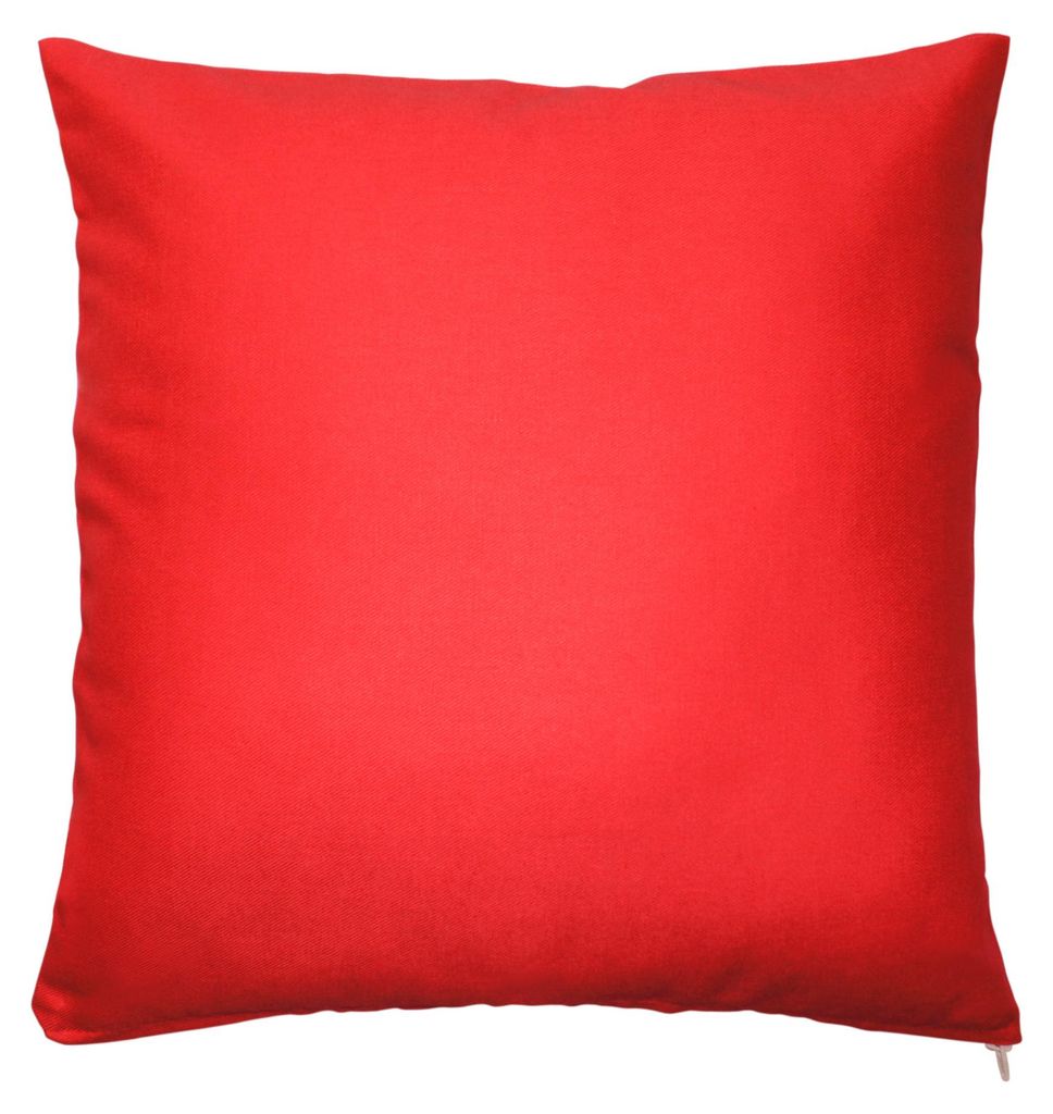 Kissenbezug 60x60 cm Feuer Rot Reißverschluss Kissenhülle 100% Baumwolle