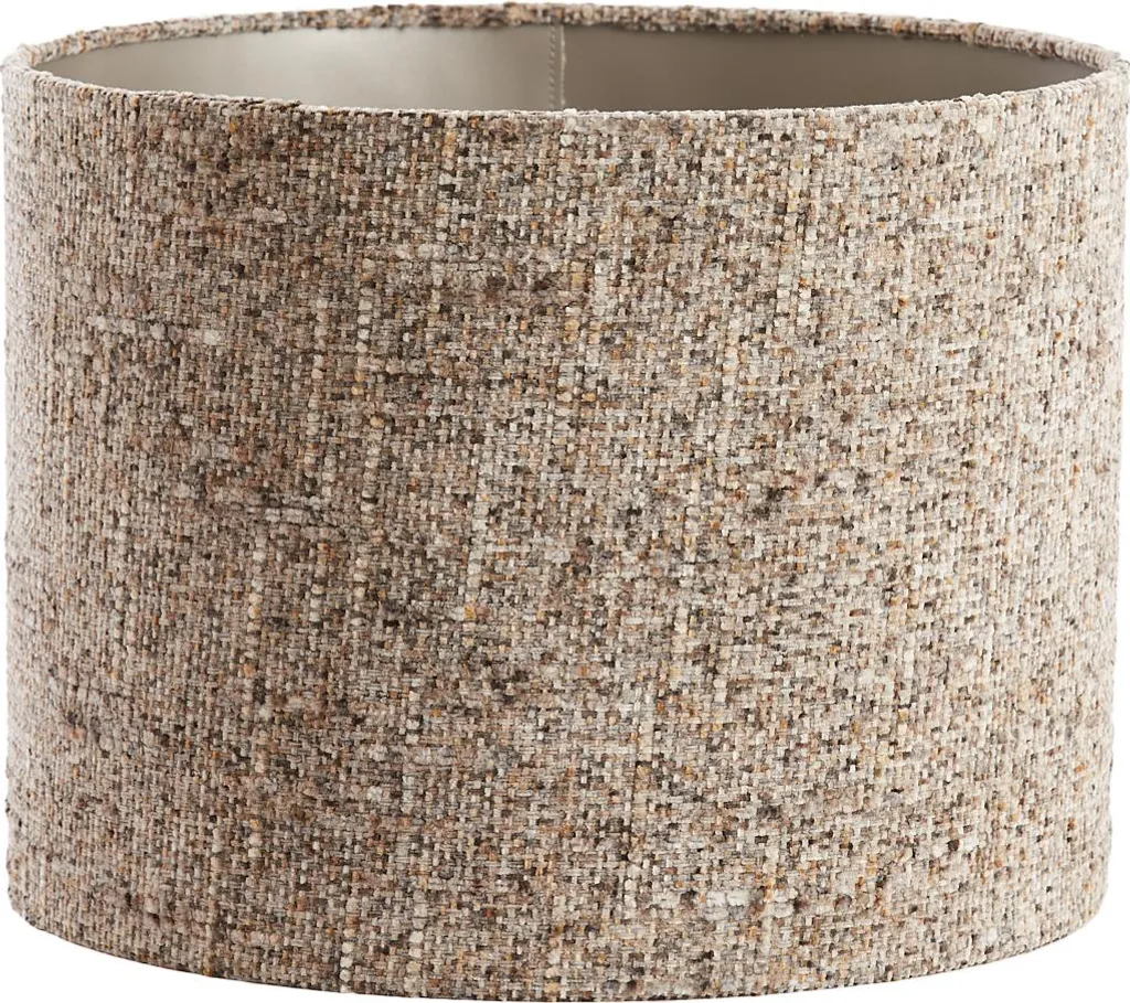 Abat-jour gris textile Osire Ø 40cm Light & Living E27 - Réf 2240988