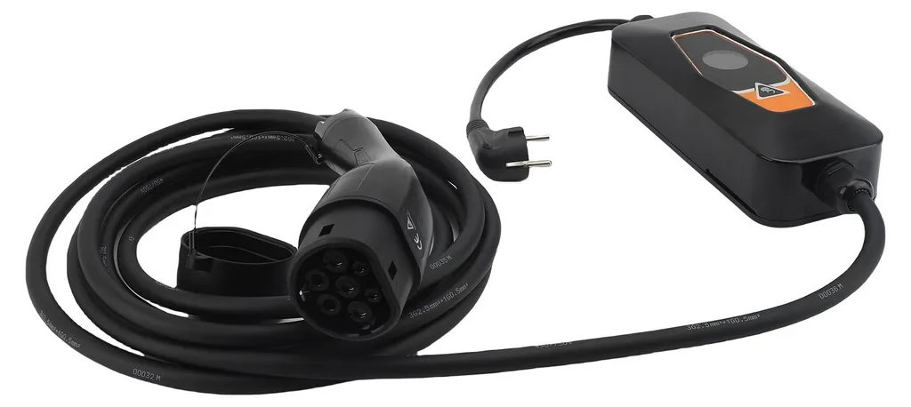 Chargeur Portable Type 2 EV 3.5kW avec Câble 5m et Courant Réglable 16A - 9