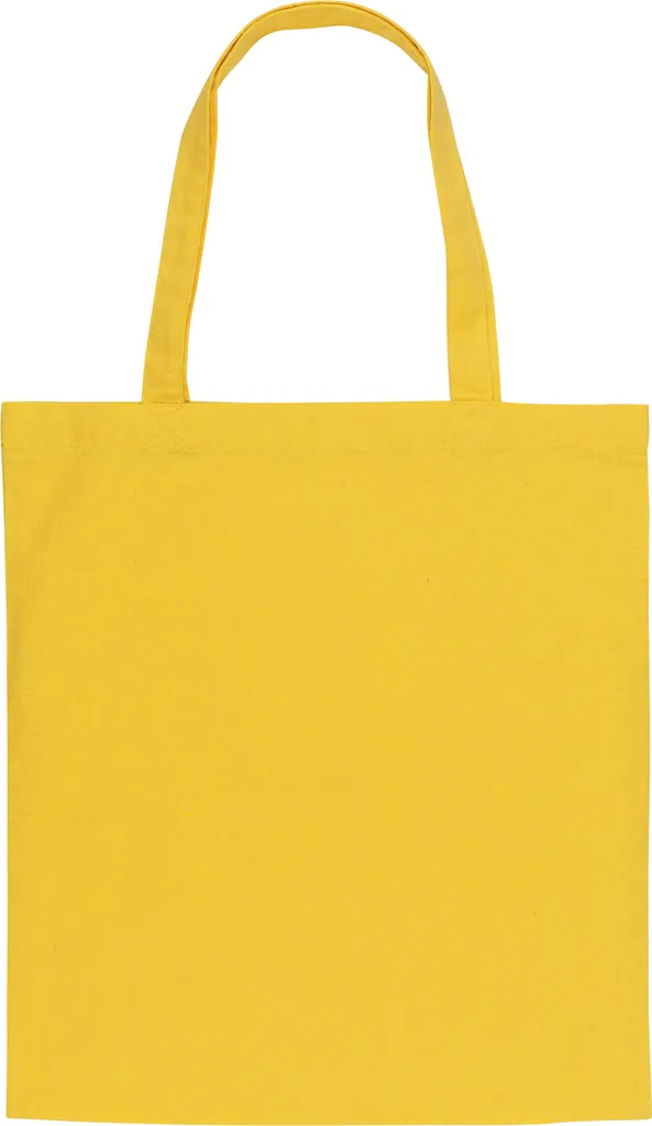 XD Collection - Borsa tote in cotone riciclato XD600 (taglia unica) (giallo)