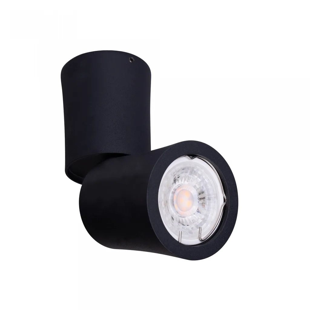 Plafonnier Spot Orientable Noir DOT Maxlight - Éclairage Intérieur Chic