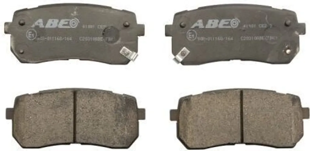 Finis les bruits de freinage : Plaquettes de frein ABE C20310ABE fiables