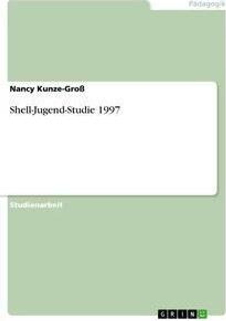 Shell-Jugend-Studie 1997