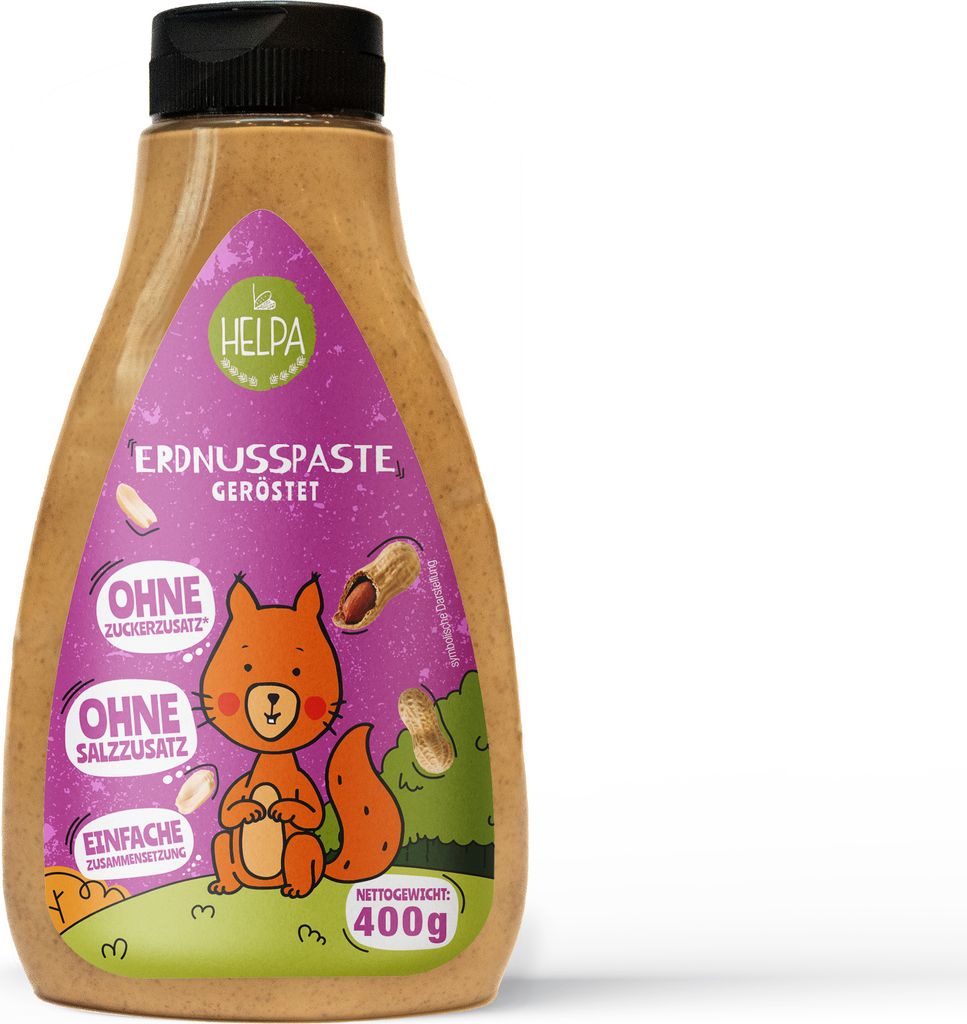 HELPA Erdnusspaste – 100% geröstete Erdnüsse –  Produktbild 