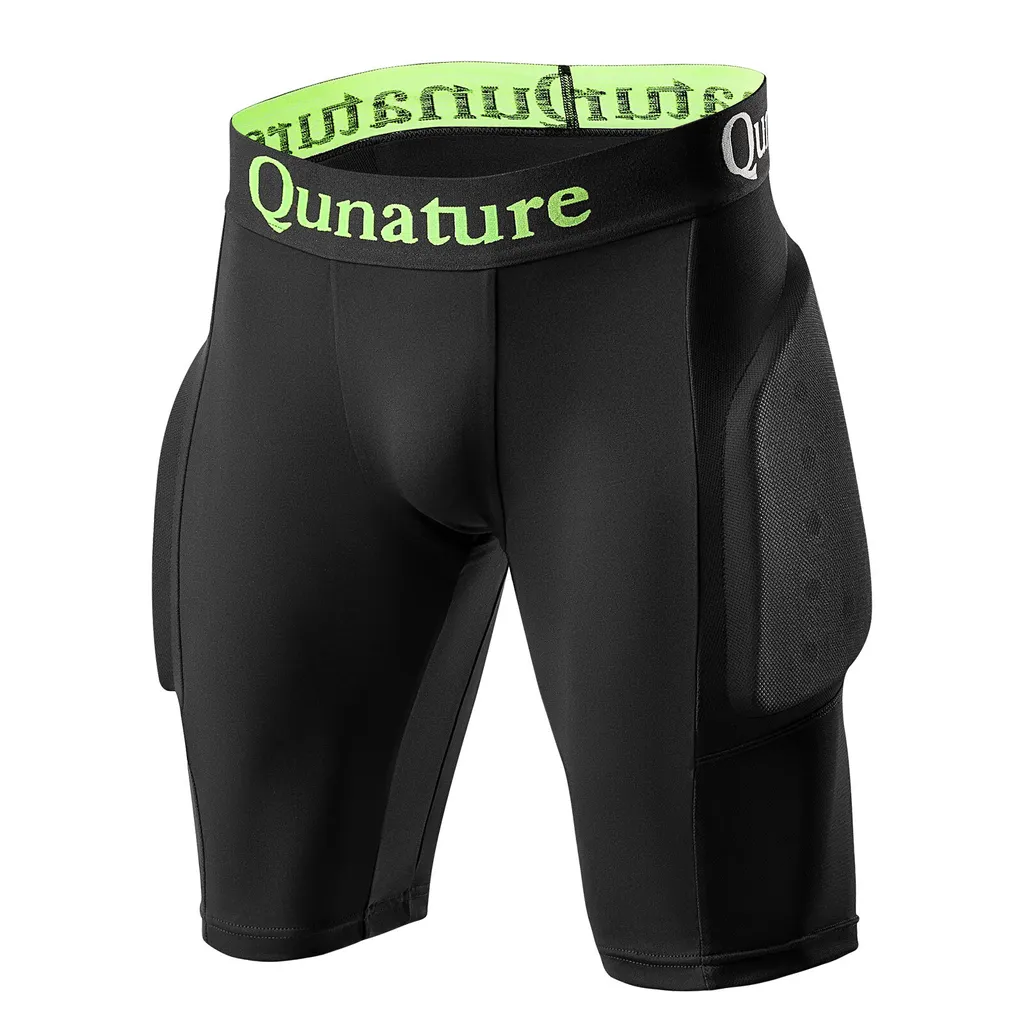 Short de Ski Antichoc Rembourrage EVA de 20mm Protection Snowboard XL Noir