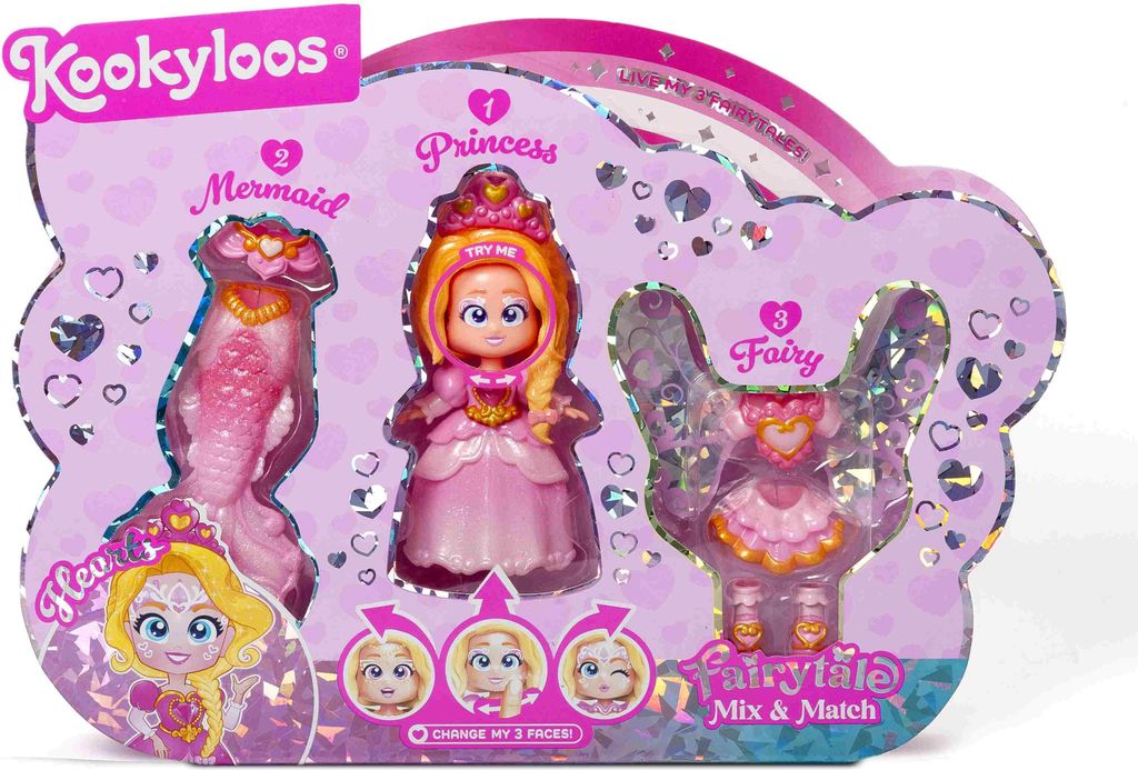 Kookyloos Fairytale Mix and Match Herzen