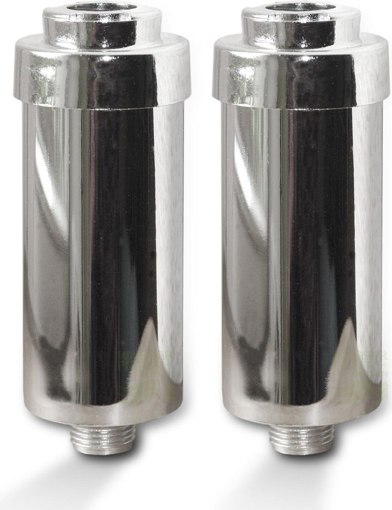 2 x Duschfilter FitAqua chrom Wasserfilter zum Wohle Ihrer Produktbild 