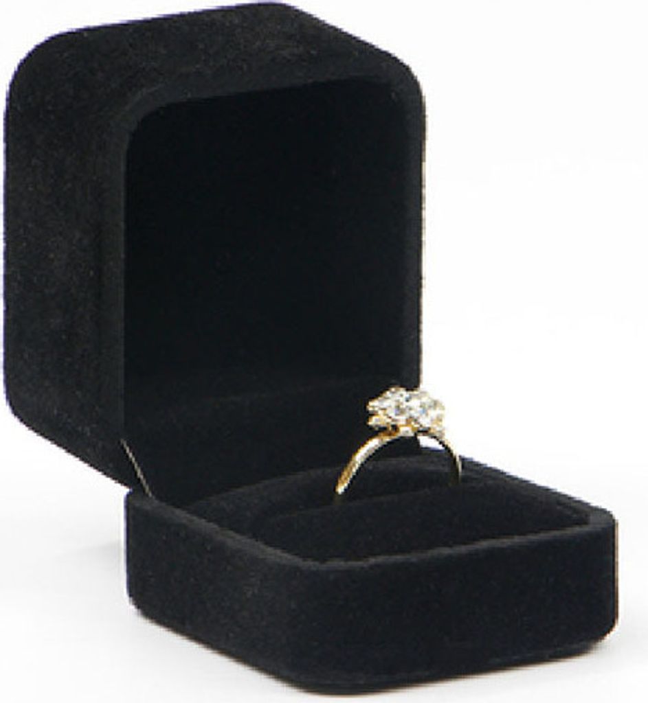 INF Portagioie per anello Nero Immagine del prodotto 