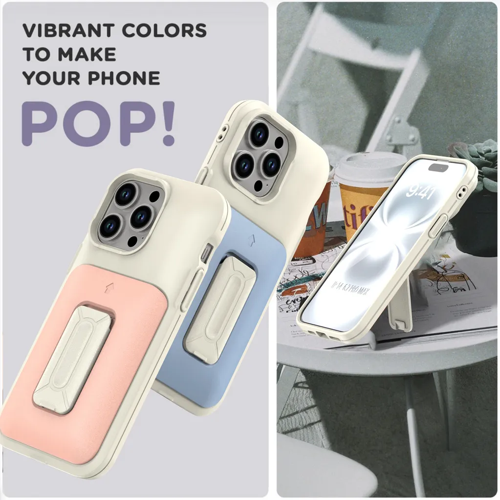 Custodia iPhone 12 Pro Pelle Rossa: Portafoglio con Stand e Portacarte