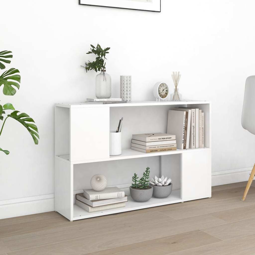 vvidaXL Bücherregal Weiß 100x24x63 cm Holzwerkstoff - Bücherschrank - Bücherschränke - Bücherregal - Bücherregale