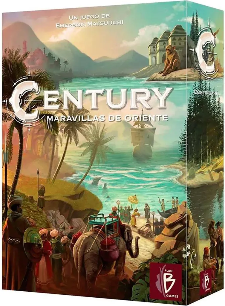 Century Merveilles de l'Orient Jeu Multicolore avec Figurines Bateaux