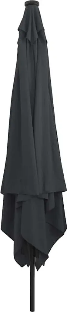 Parasol de jardin anthracite 295 cm - Protégez-vous efficacement du soleil - 2