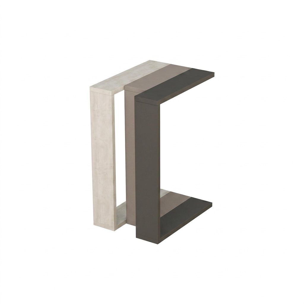 DECORTIE Muju Modern C Form Beistelltisch , Anthrazit Grau- Produktbild 