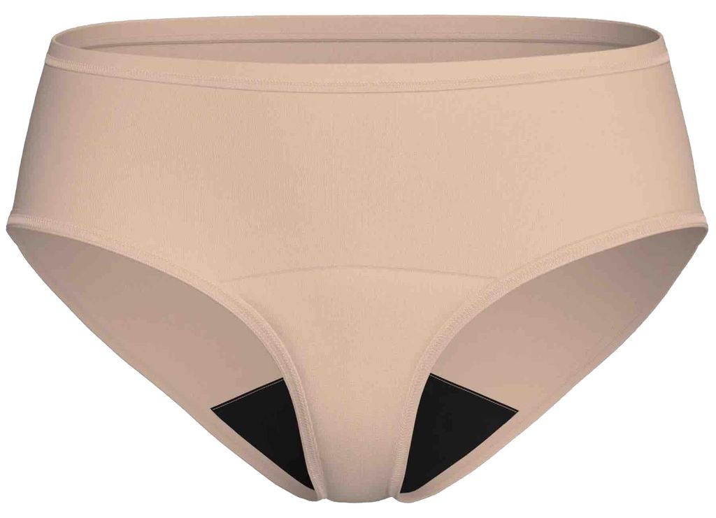 Menstruations Slip Damen 1 teilig - S - Beige | by Impetus