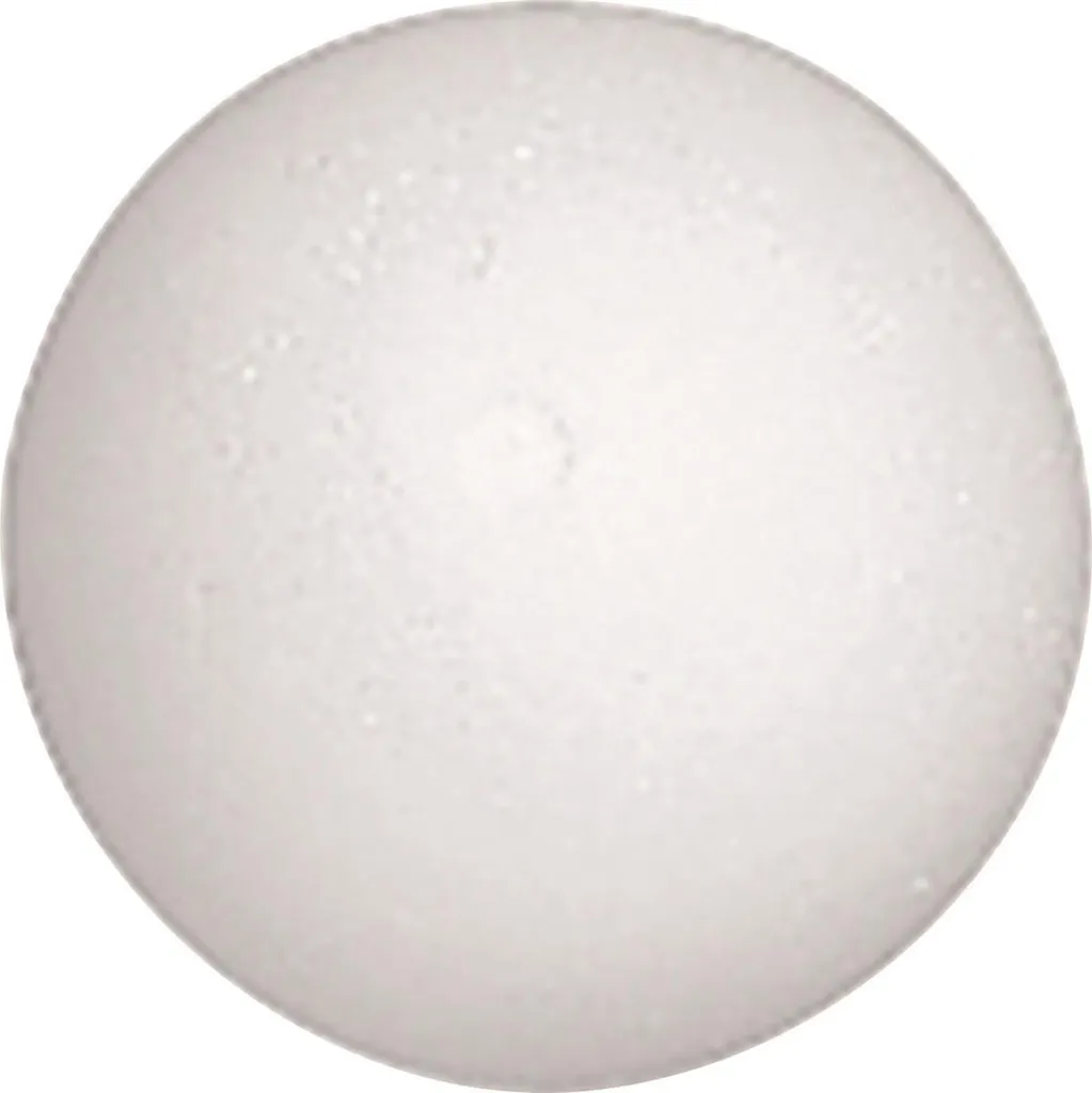 Boule Polystyrène 6cm pour Créations de Noël et Décoration de Table