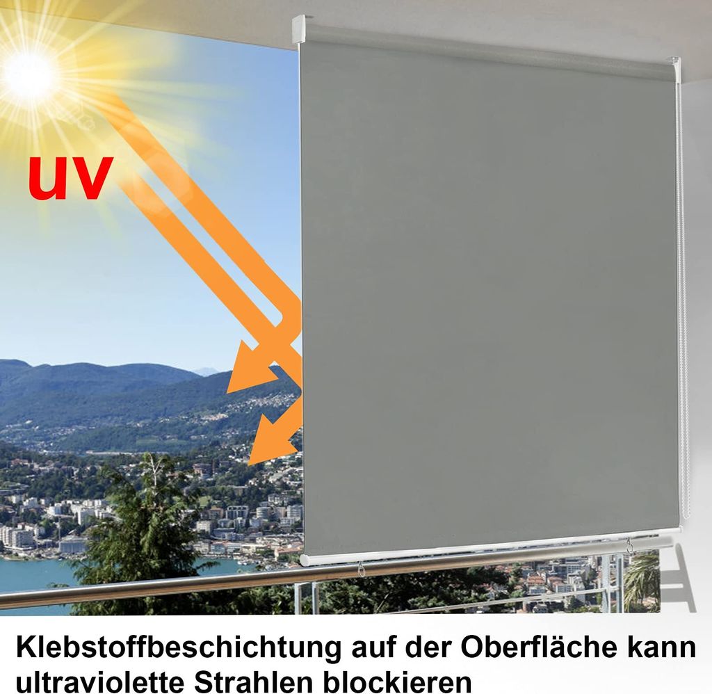 Rollo Senkrechtmarkise Außenrollo Balkonrollo Produktbild 4