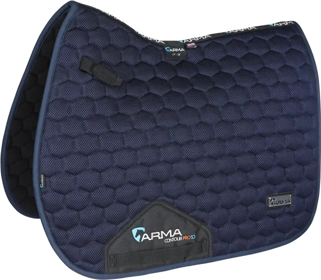 Chabraque Respirante ARMA ER1587 en Maille 3D Bleue pour Cavalier