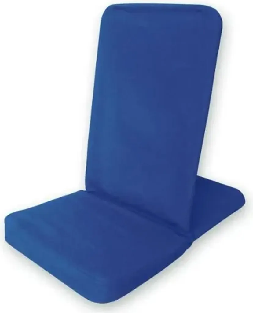 Sedia da Terra XL Blu Royal Backjack: Comfort Extra per Meditazione
