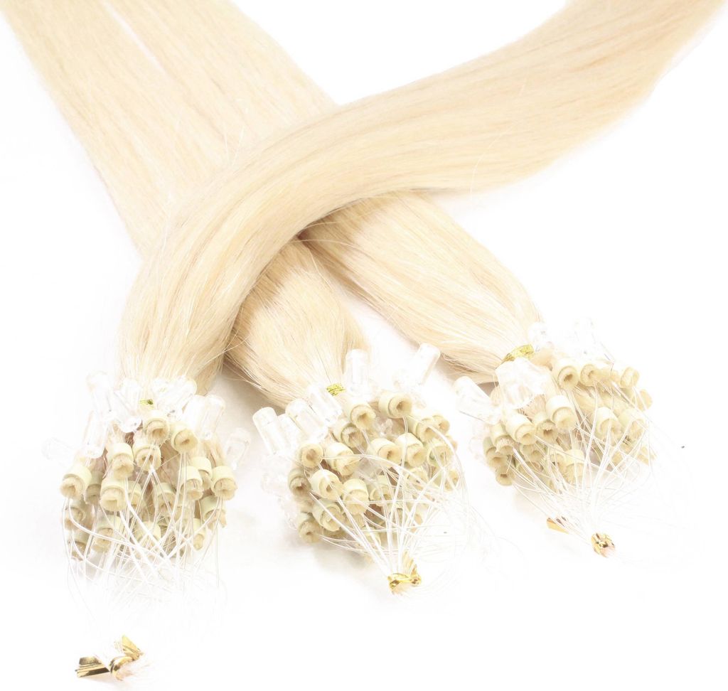 hair2heart Microring Extended capelli umani lisci - 25 Immagine del prodotto 
