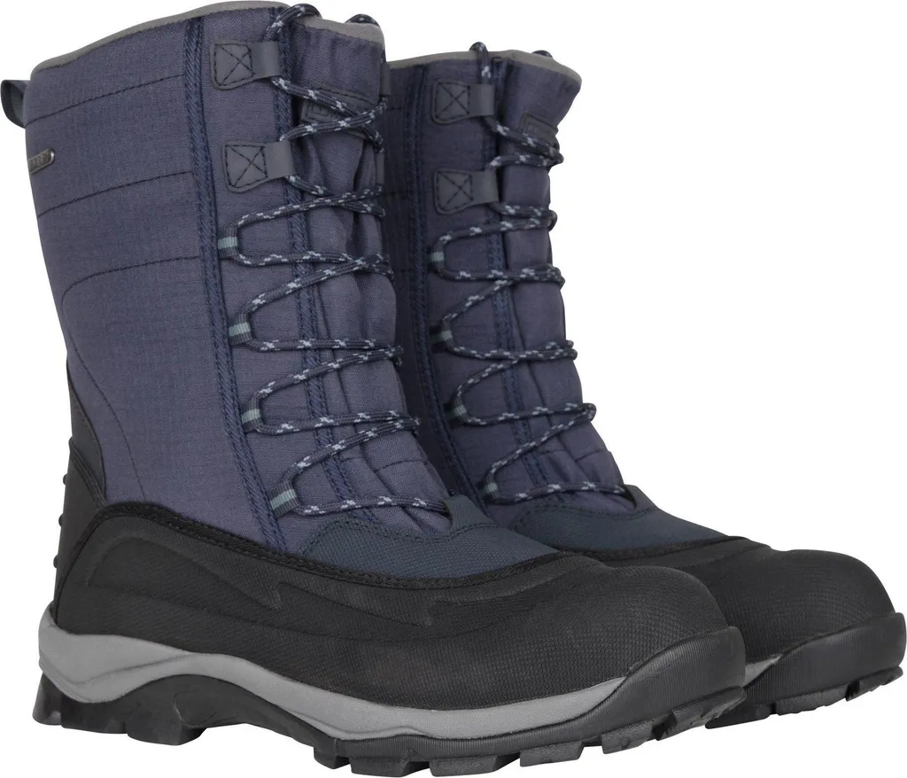 Bottes de neige homme pour randonnée hivernale Park MW1618 Marine T43