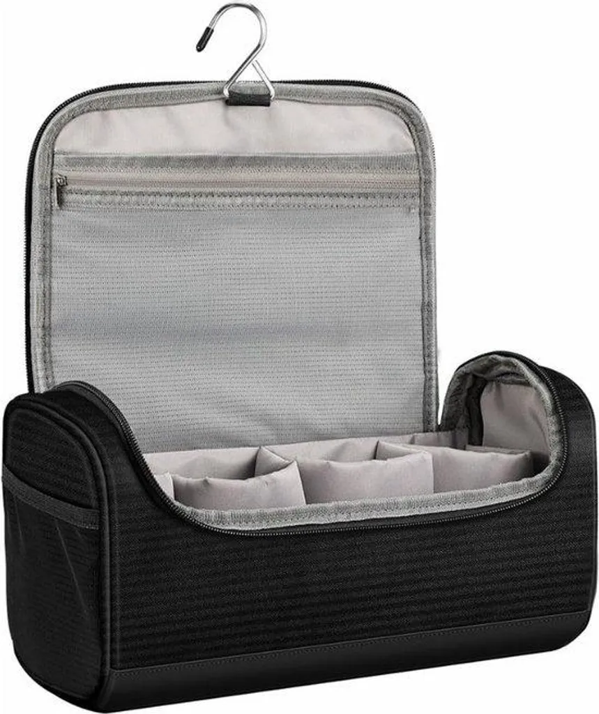 Housse de transport pour fer à lisser et boucleur - Noir mat 35cm