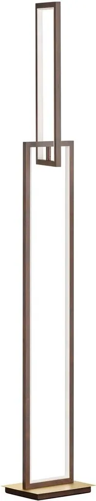 Wofi 11372 Muriel Lampadaire LED 33W Dimmable Rouille à 2 Ampoules