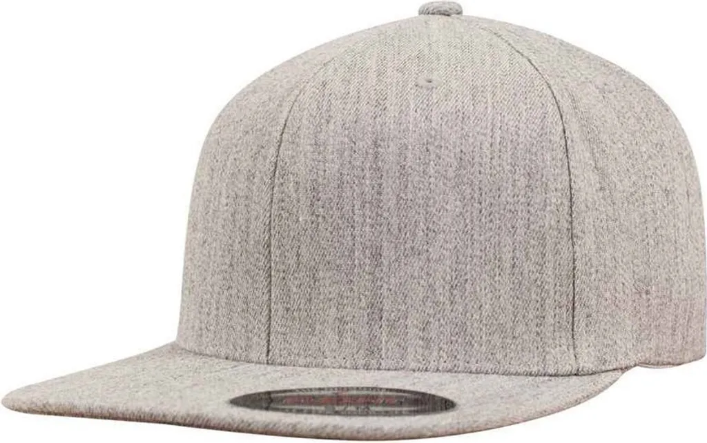 Flexfit PC7179 Cappello Baseball Grigio Screziato S-M Visiera Piatta