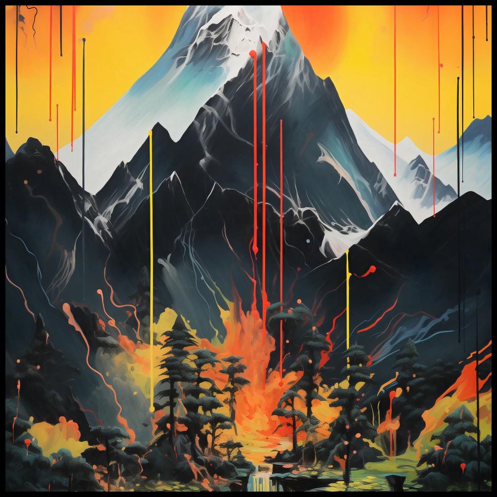 Plakat 90x90cm Bergalchemie