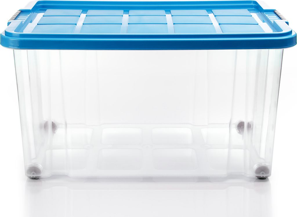 BigDean 4 Stück 60 L Aufbewahrungsbox mit Deckel groß Produktbild 4