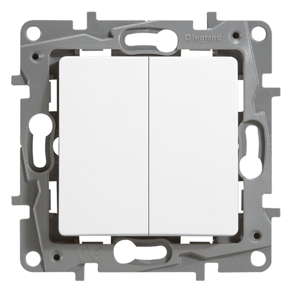 LEGRAND 664502 Niloe Doppelwechselschalter 10AX