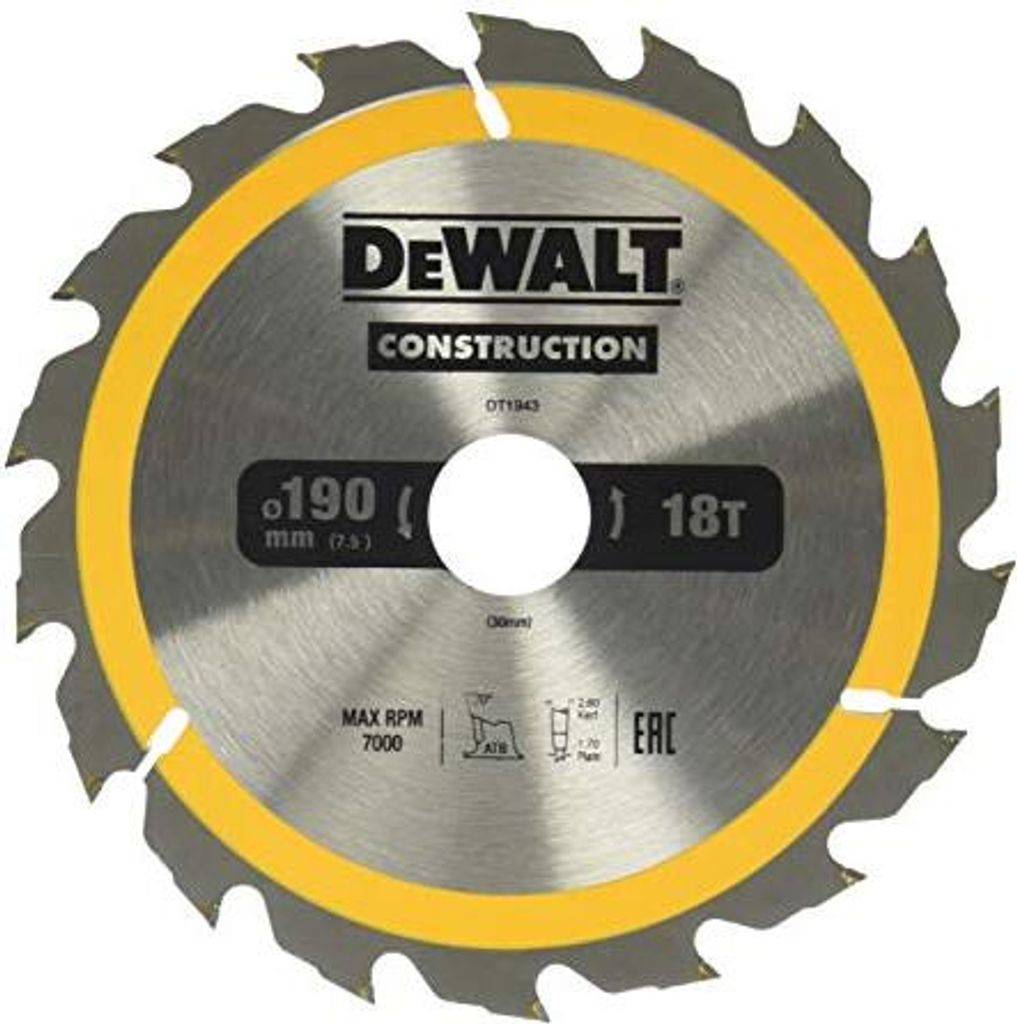 DeWALT DT1945-QZ Blocco di Kreissägeblatt 1 Stück(e) Immagine del prodotto 