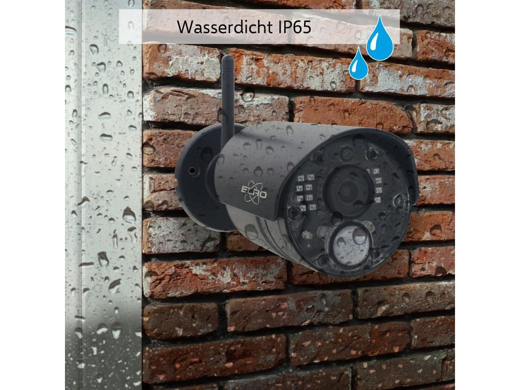 IP Überwachungskamera Set mit Aufzeichnung, 7 Zoll Monitor, Produktbild 8